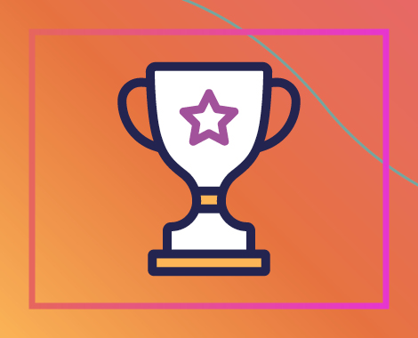 Graphic of a trophy to symbolise our achievements
